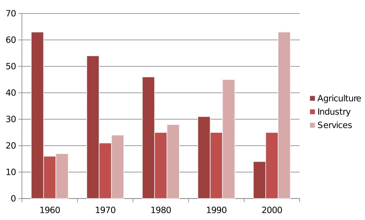 bar chart sample essay