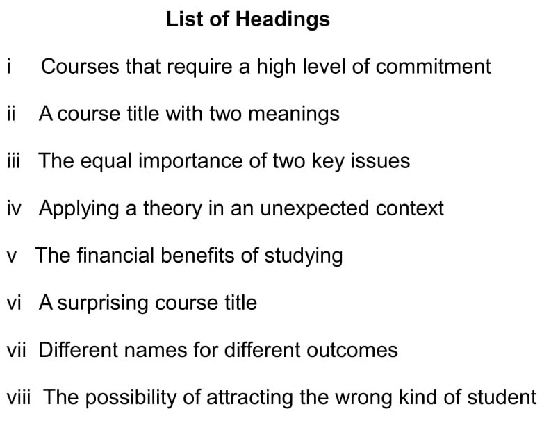 IELTS Reading Matching Headings Questions 