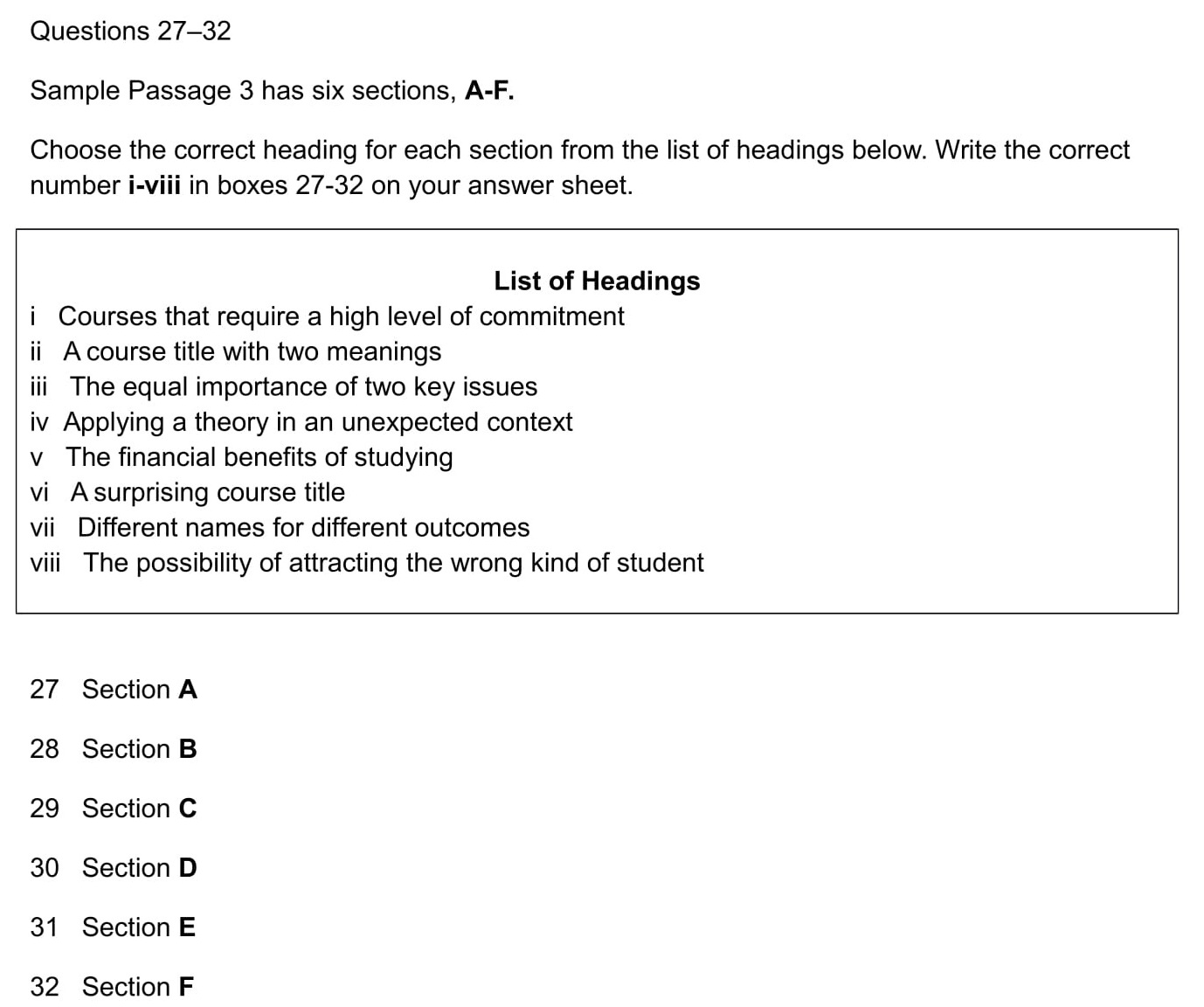 read the essay and match the paragraphs with the headings