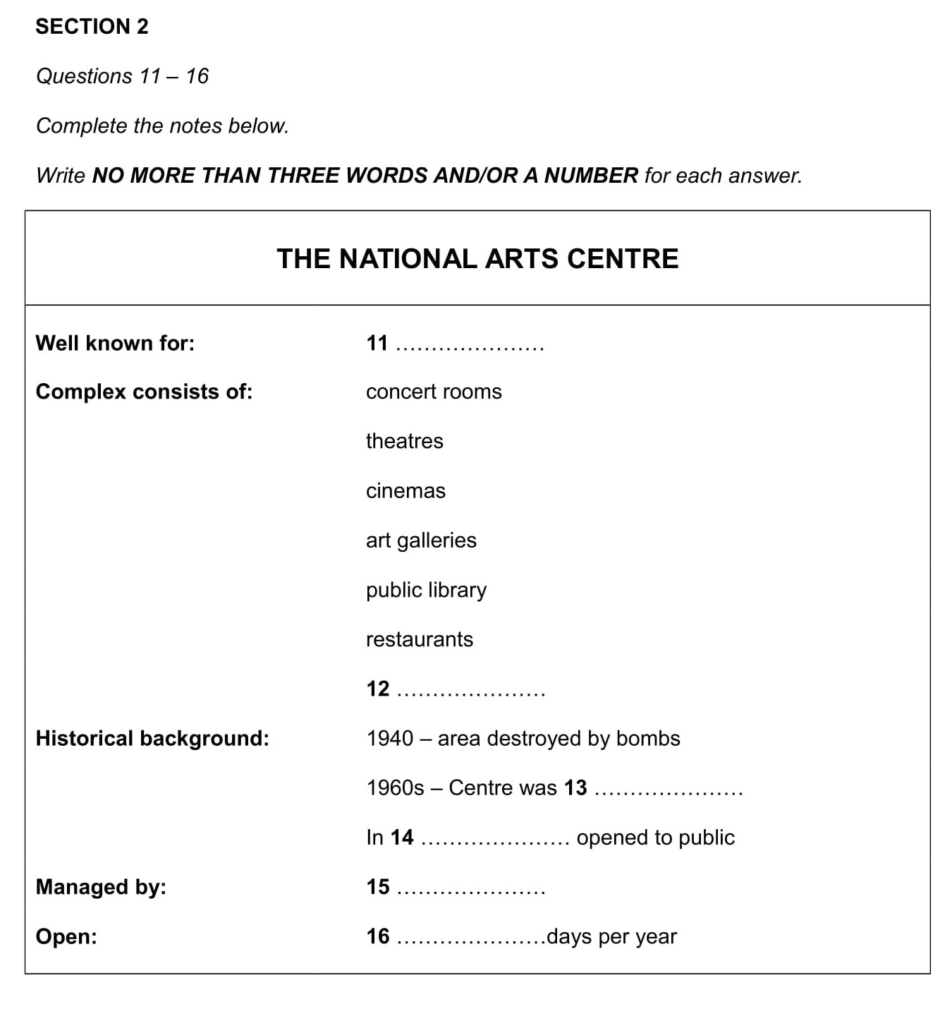 IELTS Listening Note Completion Practice – IELTS Jacky