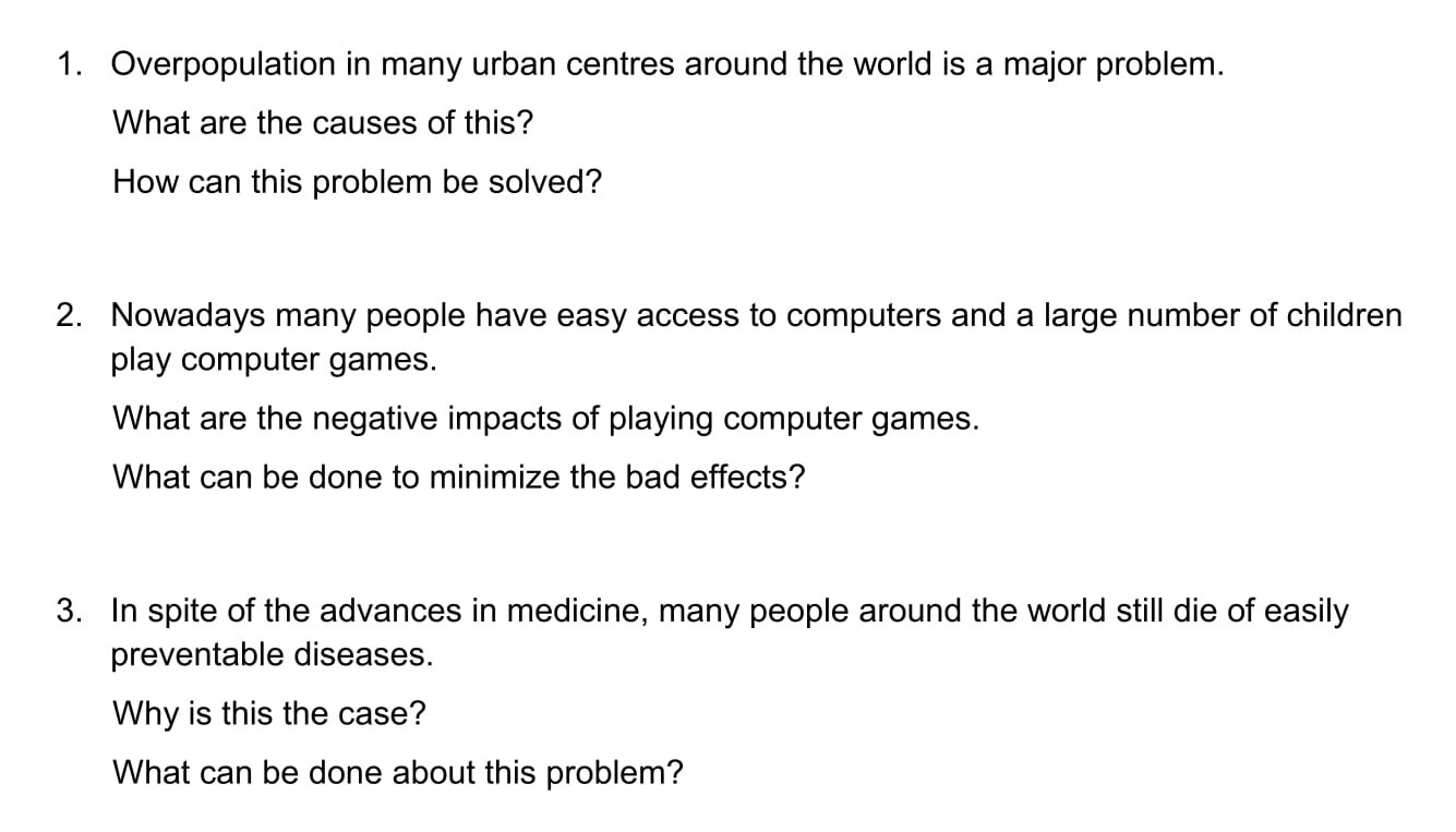 ielts essay task 2 structure