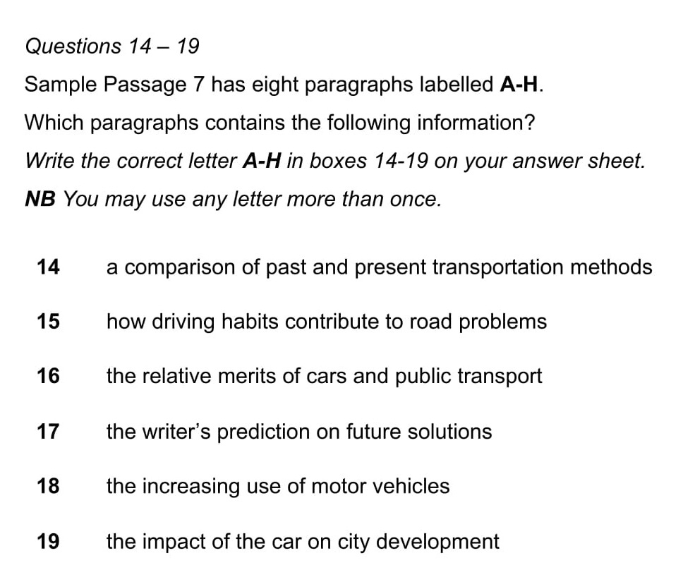 Matching information. Reading Sample. Reading matching Sample Test. Matching features IELTS reading.