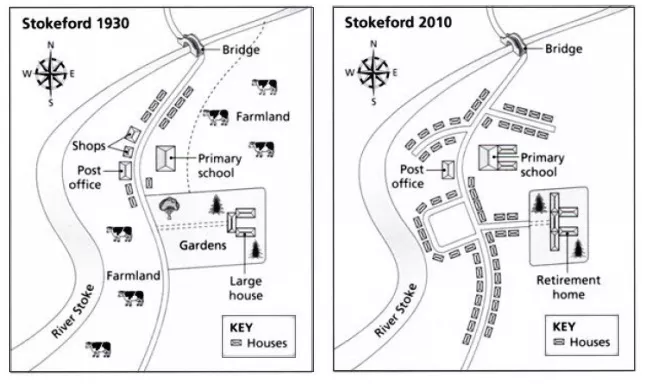 task 1 map essay